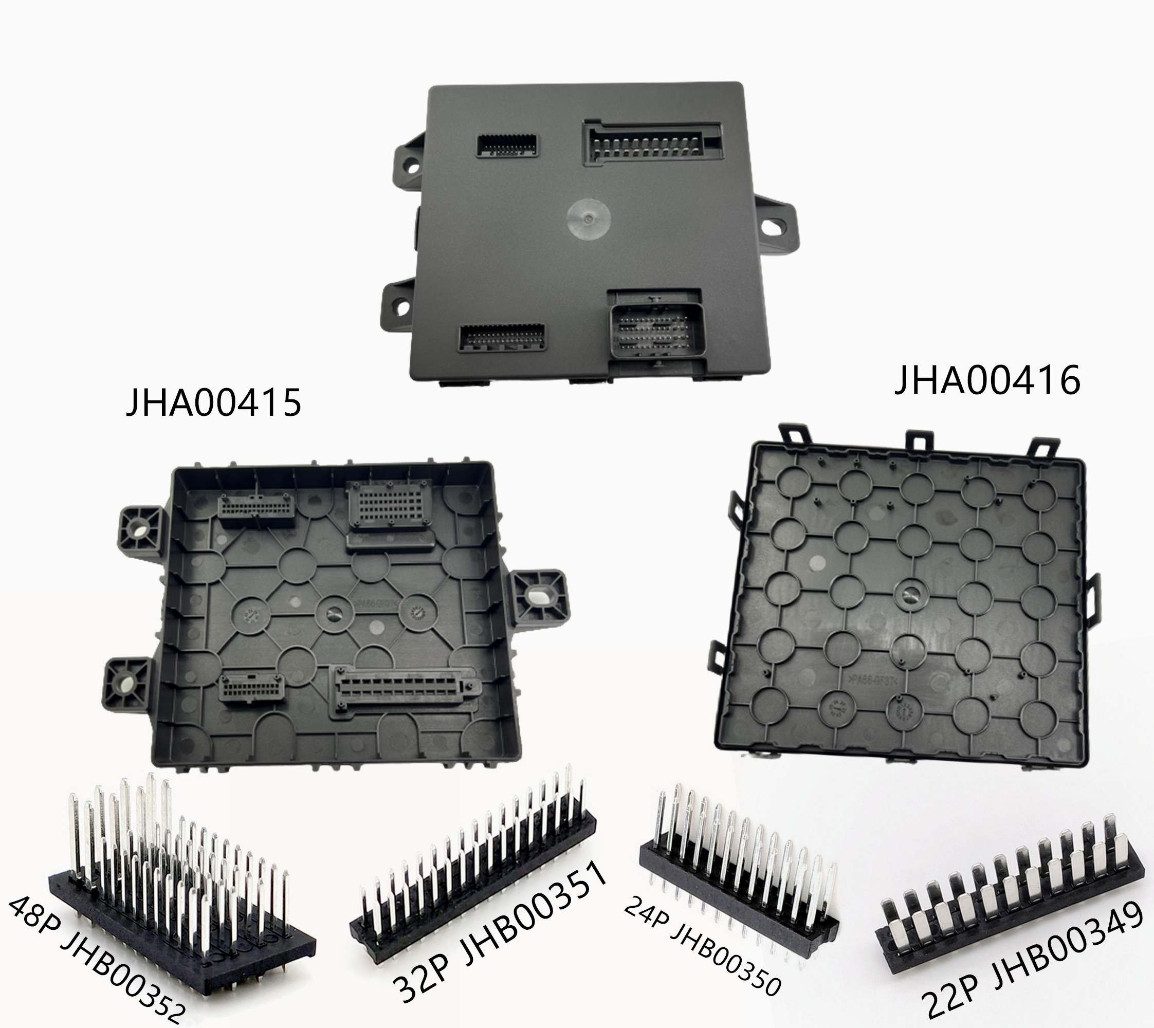 Custom Automotive Controller Housings & Integrated Connector Headers (BCM / T-BOX / Window / Seat ECUs)